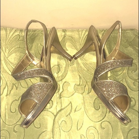 Nina Shoes - Nina "Newark" Sparkle Slingback Dress Sandals
